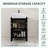 Kreutzer 24'' Free Standing Single Bathroom Vanity with Manufactured Wood Top-1952233159