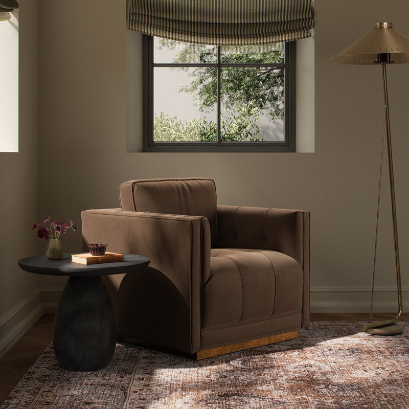 Kiera Swivel Chair, Palermo Cognac,  Palermo Cognac