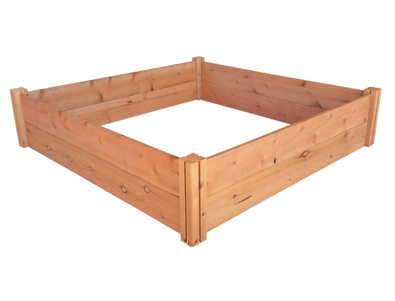 GroGardens Kenn Handmade Wood Raised Garden Bed
