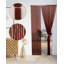 Rideau perlé 90 brins pour portes - 35,5 po x 79 po - Rideaux perlés naturels faits à la main Curt Rideau perlé en bois et bambou Boho