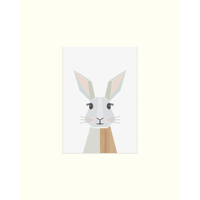 Rabbit by Little Design Haus - No Frame Painting