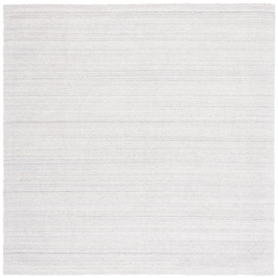 Messier Striped Hand-Woven Flatweave Beige Area Rug