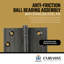 3.5" H x 3.5" W Solid Brass Ball Bearing Single Door Hinge-65781598