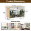 Buffet Buffet avec rangement Tranquil Pine Woodland avec 2 portes pour le salon et la cuisine