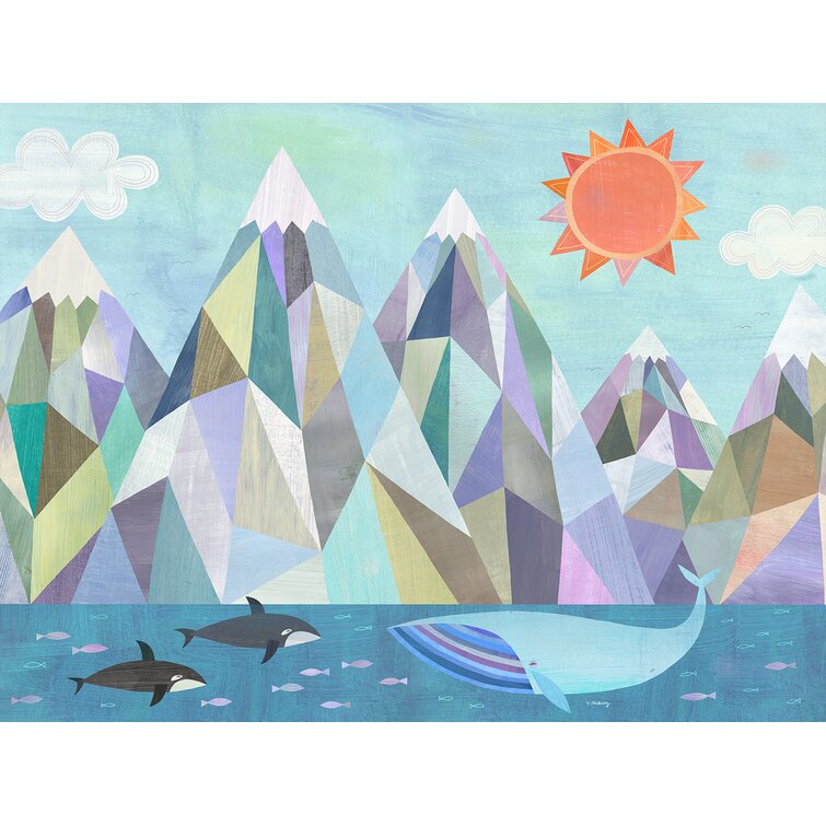Animal Tree Sea Mountain Sun Wall Art Decal Sticker Kids 