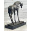 African Graceful Giraffe Bronze Sculpture Figure Signed Classic Artwork by Milo