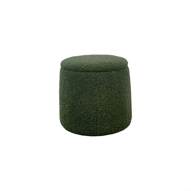 Round Storage Ottoman