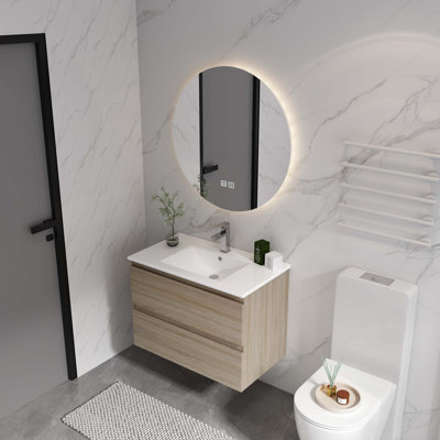 Ensemble de meuble-lavabo simple 30,00 po avec plateau Bogata