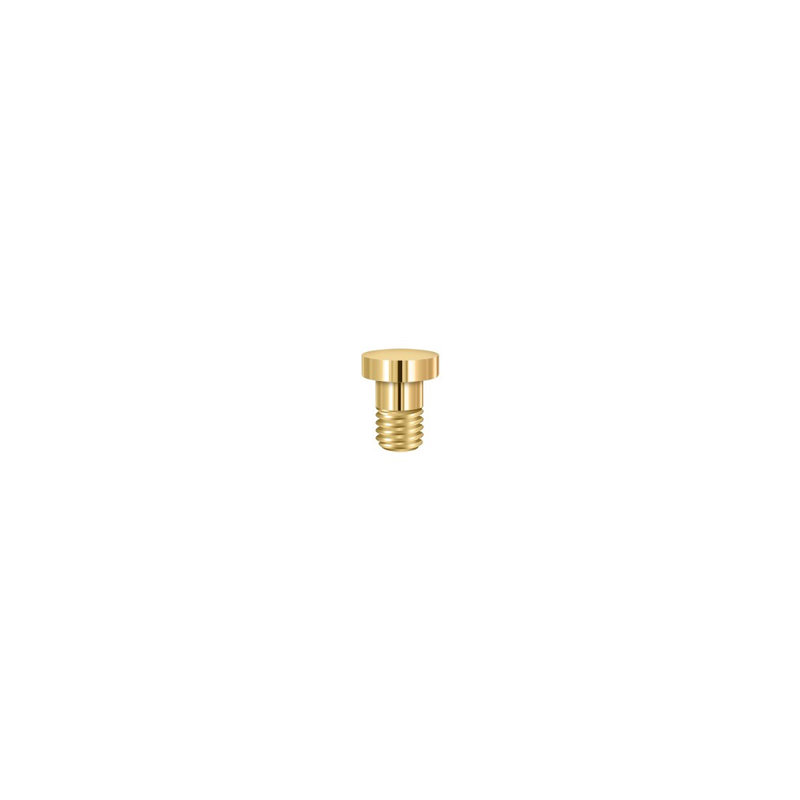 Extended Button Center Hinge Tip, Lifetime Brass