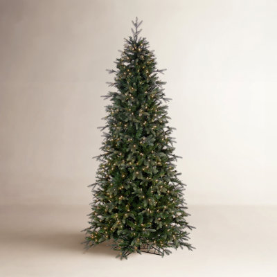 7.5' Lighted Artificial Pine Christmas Tree