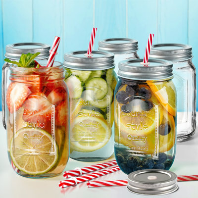 16 oz. Mason Jar Set