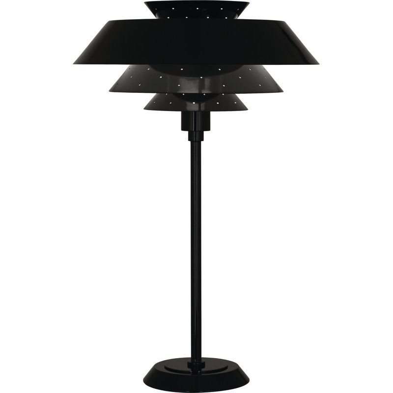 Pierce Table Lamp, Piano Black