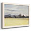 GREY HOUSE IN BLUE, reproduction d'art sur toile encadrée-96270705-96270714