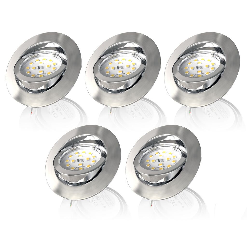 Kaylum LED Einbauleuchten Dimmbar Schwenkbar 5,5W 470lm 3.000K Ø8,2cm Einbaustrahler