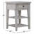 Laron 1-Drawer Solid and Manufactured Wood End Table with Shelf-1565854622
