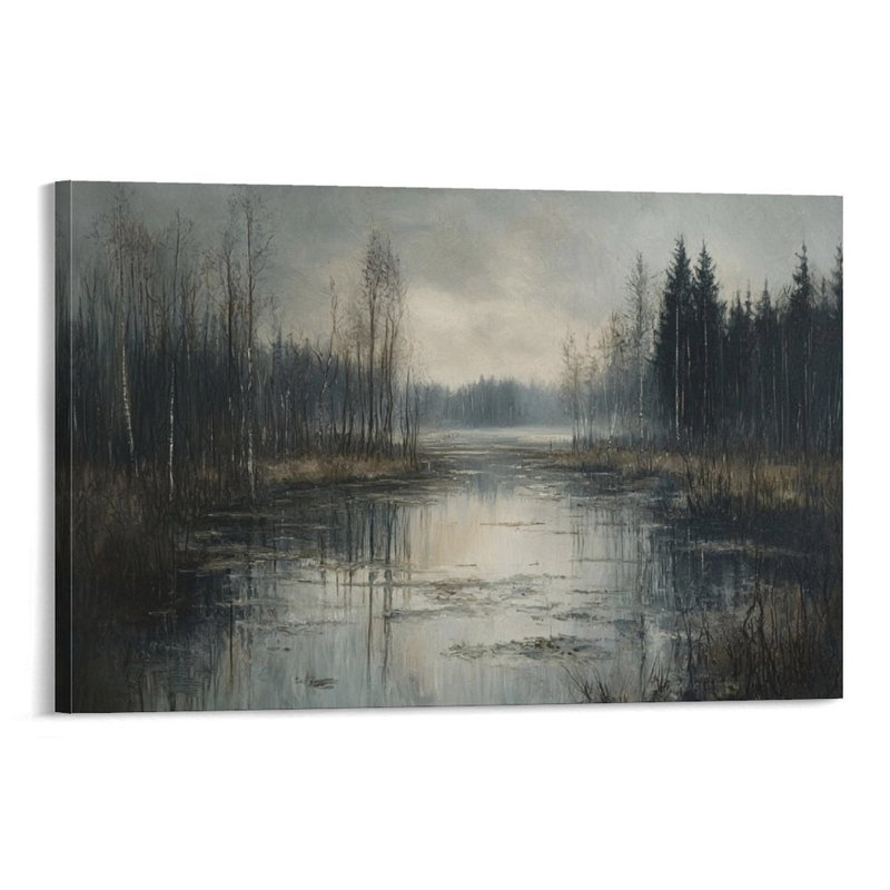 Art mural encadré 16 "x 24" avec cadre en bois, prêt à être accroché, 16×24inch