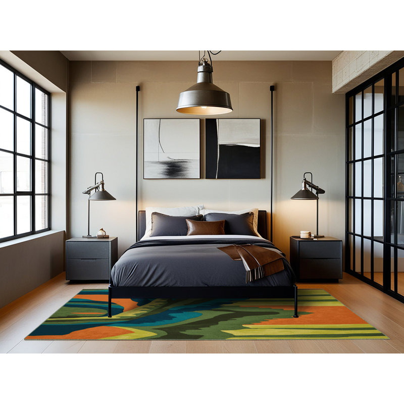Highland Glow Rug, Round 5'