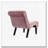 Velvet Armless Accent Living Room Chair-1067275857