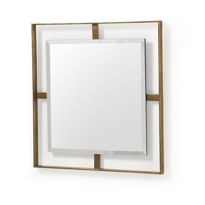 Mclawhorn Metal Flat Wall Mirror