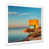 White Single Picture Framed