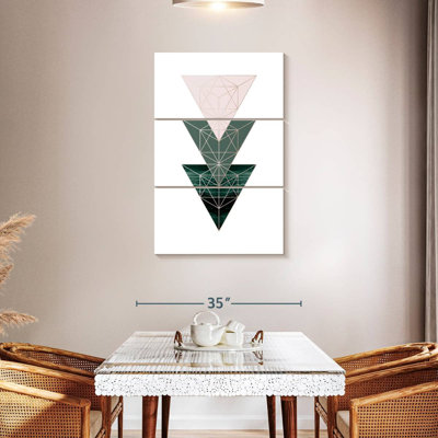 Avery Evergreen Blush Geo I