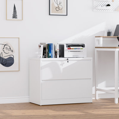 Two-Drawer Side File Cabinet by Inbox Zero