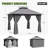 10 Ft. W X 10 Ft. D Outdoor Gazebo With Double Roof, Spacious Canopy With Netting & Curtains, Perfect For Patio, Lawn & Backyard-122500947
