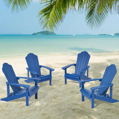 Chaise Adirondack en plastique Harb