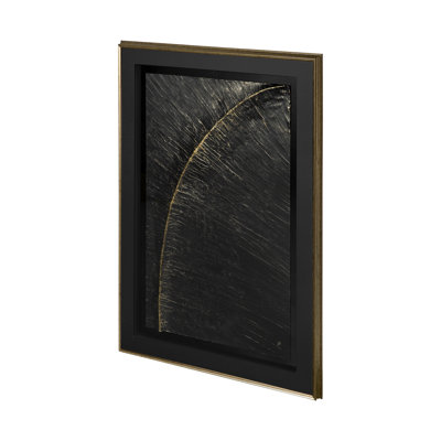 Fossil II, une œuvre d'art originale sous verre faite à la main