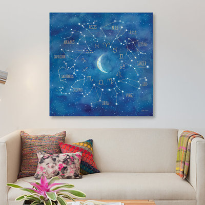 «Star Sign with Moon Square», impression sur toile tendue