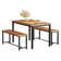 Constantine 3-Piece Dining Set with  2 Benches