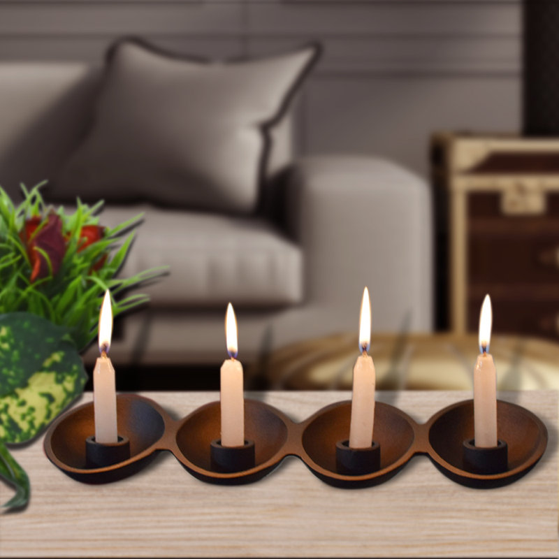 14'' H Aluminum Tabletop Tealight Holder