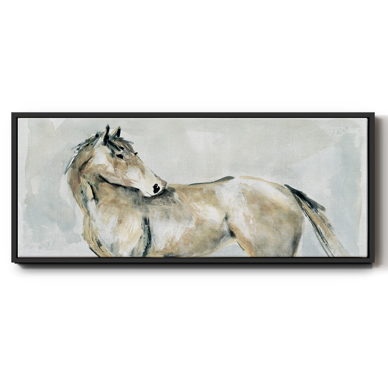 Turning Toward- Framed Canvas, 20" H x 50" W