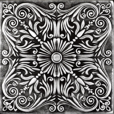 Tuile de plafond en polystyrène espagnol 1,6 pi x 1,6 pi
