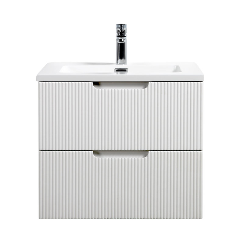 Minoru 23.5" Wall-Mounted Single Bathroom Vanity Set