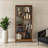Geometrix Solid Wood Bookcase-905629182