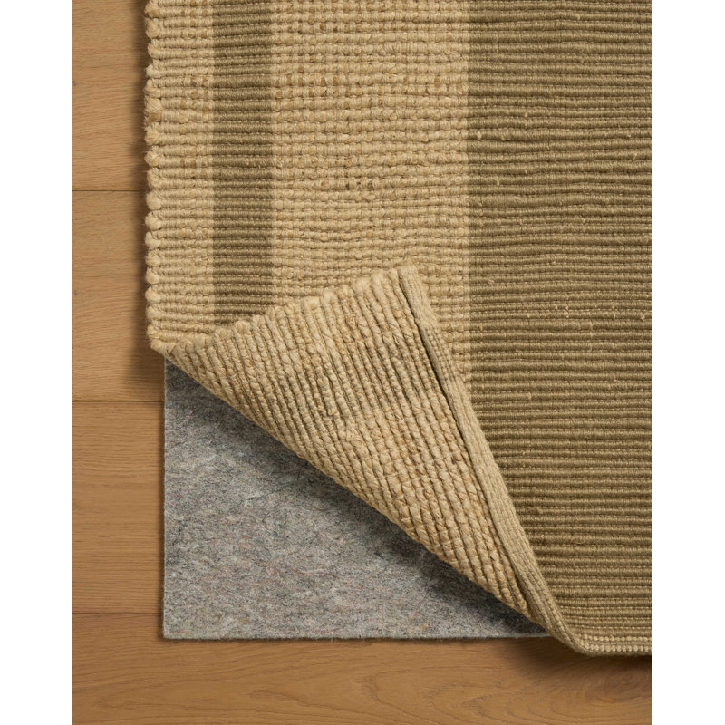 Leanne Ford x Loloi Weatherstaff Natural / Olive Area Rug, Rectangle 2'3" x 3'9"