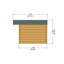 Mahaffey 16 x 10 Ft. Tongue and Groove Log Cabin-1178685141