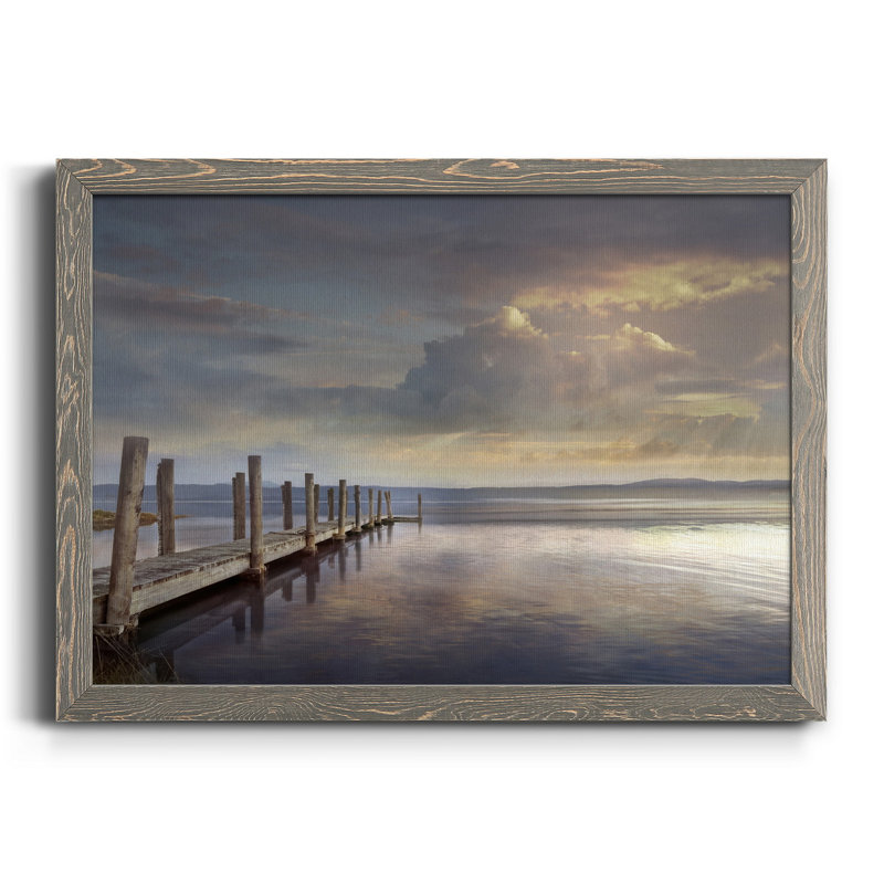 " Evening Reflection ", 31.5" H x 23.5" W x 1.5" D, Gray