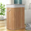 Panier à linge en bambou naturel avec couvercle et poignées, doublure amovible, idéal pour la salle de bain, la chambre à coucher et la salle de lavage-700364861-700364863