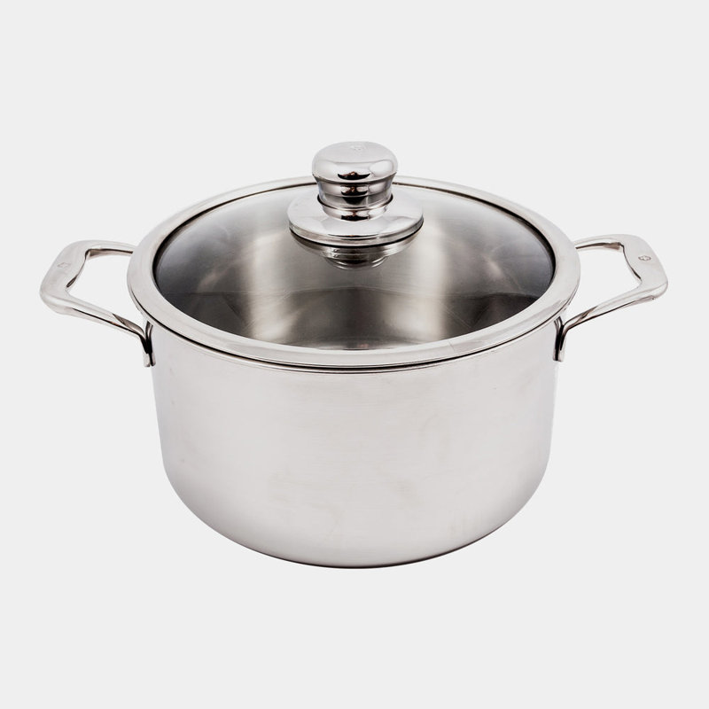 Swiss Diamond Premium Clad 7.9 qt Stock Pot w/Lid, 6.7 quarts
