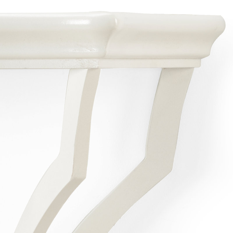 Diamond Metal Accent Shelf, White
