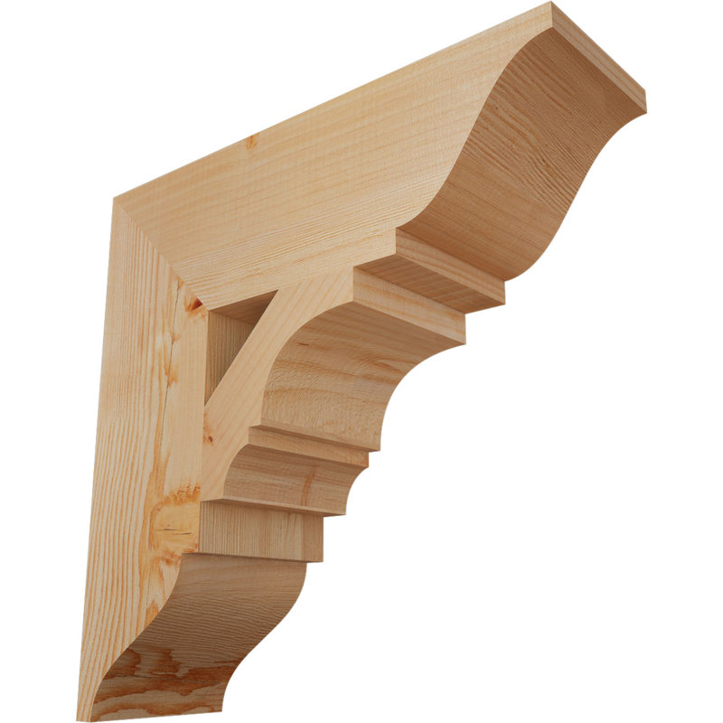 Support traditionnel Balboa, L 5 1/2 po x P 18 po x H 18 po, Sapin de Douglas lisse