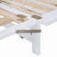 Grand lit escamotable avec portes en verre givré Murphy, faux tiroirs, pieds en métal, blanc-1812005685-1812005691