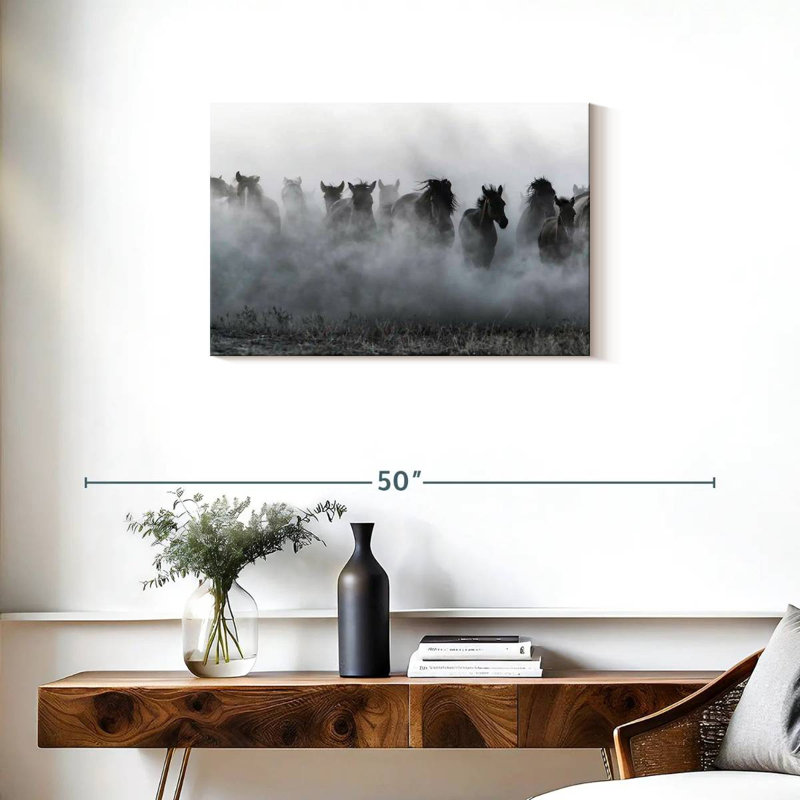 Turkish Horses, 20" H x 30" W