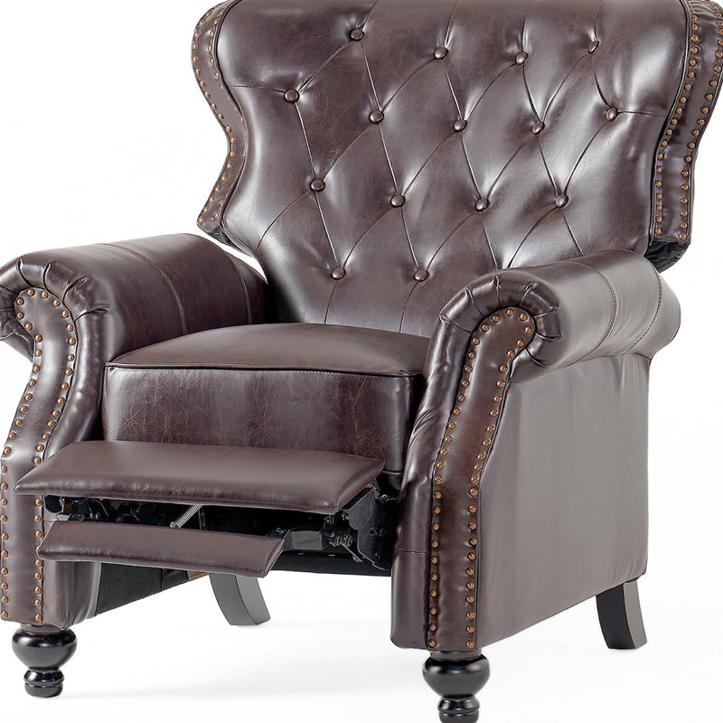 Fauteuil inclinable par pression