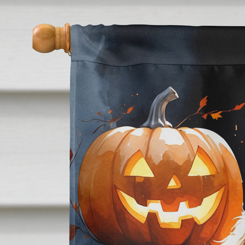 Drapeau de chiot Halloween House, Labradoodle