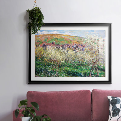 Monet Framed On Paper by Claude Monet Print