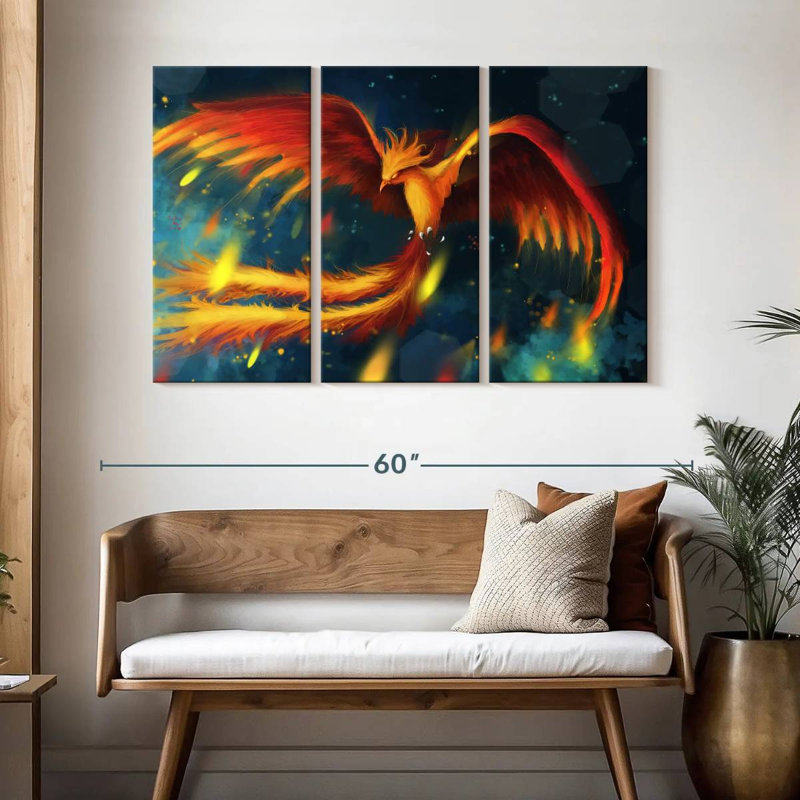 Kelan Phoenix, 32" H x 50" W
