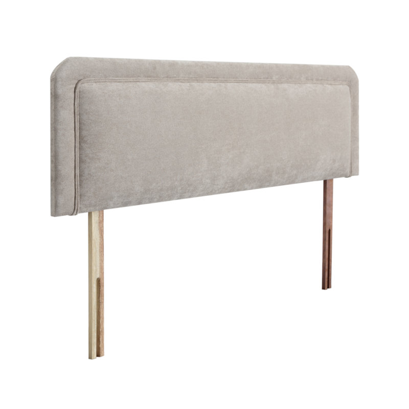 Wile Upholstered Headboard, Truffle, Kensington, Kingsize (5')
